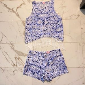 lilly pulitzer two piece set EUC